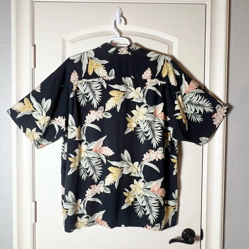 Tommy Bahama Silk Button Down Tropical Print Shirt XXL - Picture 6 of 6